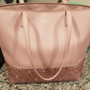 Kate spade hand bag, makeup case and wallet